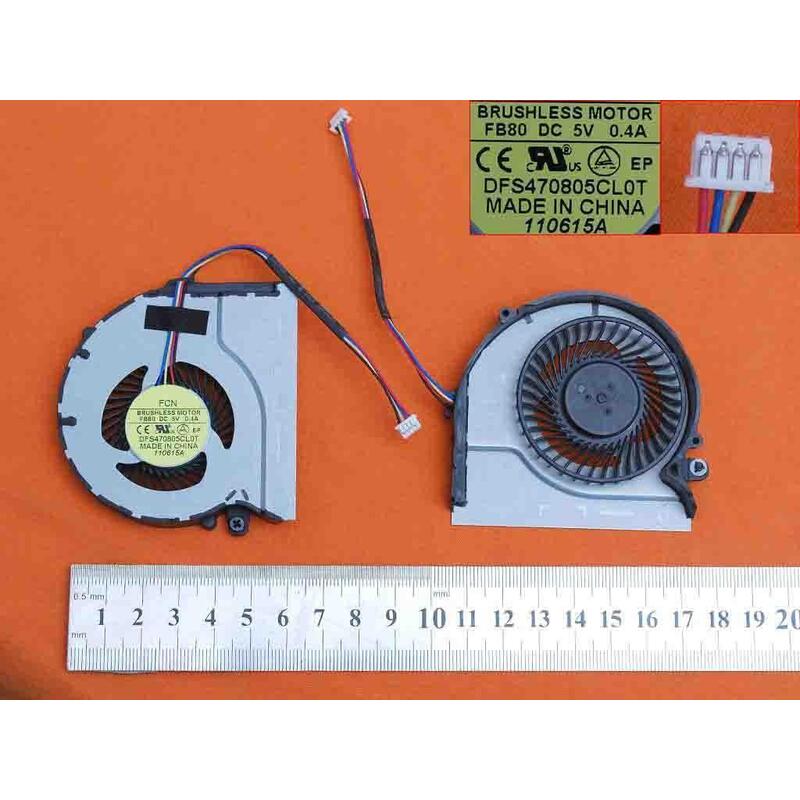 Ventilador Para Portátil Lenovo Ideapad Z480 Z485 Z580 Z585 Dfs470805cl0t Fb80