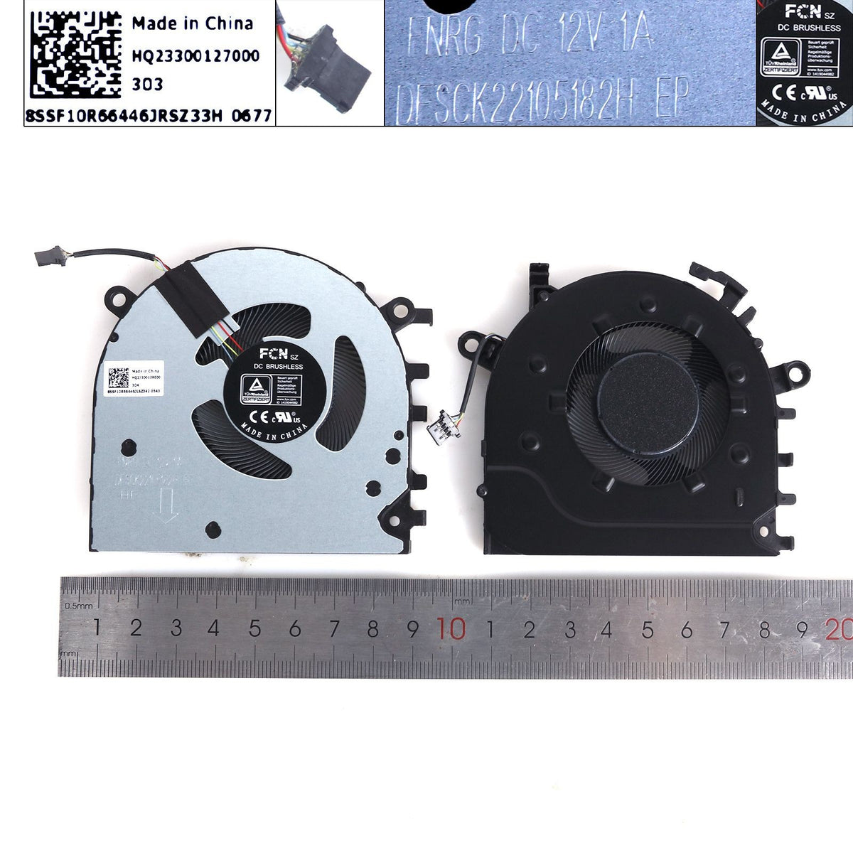 Ventiladores Cpu + Gpu Para Portátil Lenovo Pro 16 Yoga 16S 5 Pro-16Ach6 12V
