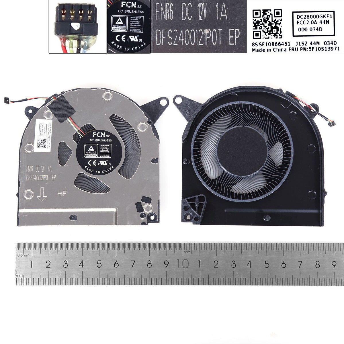 Ventilador Gpu Para Portátil Lenovo R9000X S7-15Ach6 S7-15Imh05 2021 12V