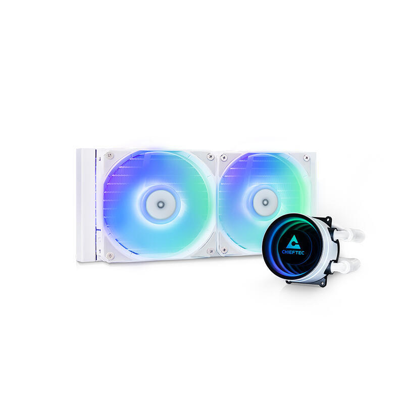Ventilador Pc Chieftec Iceberg 240-Rgb-W (Blanco) Clc-240-Rgb-W