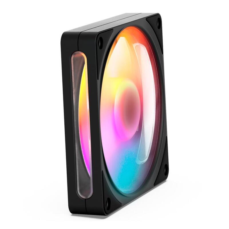 Ventilador Pc Nzxt F120 Rgb (Negro, 120 Mm) Rf-R212s-Bf