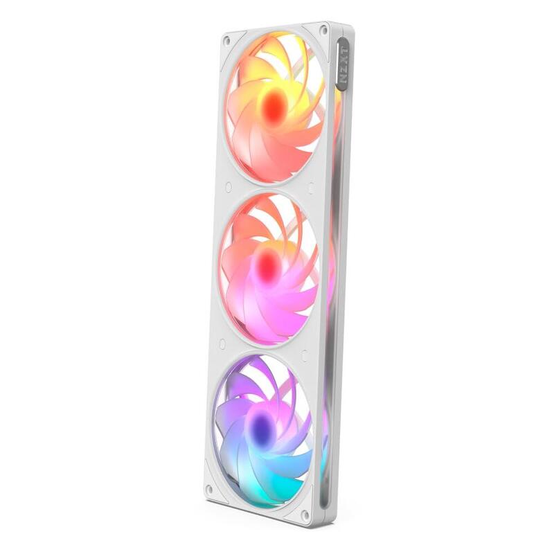 Ventilador Pc Nzxt F360 Rgb (Blanco, Reverse, 360 Mm) Rf-R236r-Wf