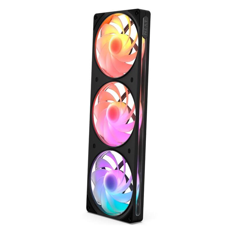 Ventilador Pc Nzxt F360 Rgb (Negro, Reverse, 360 Mm) Rf-R236r-Bf