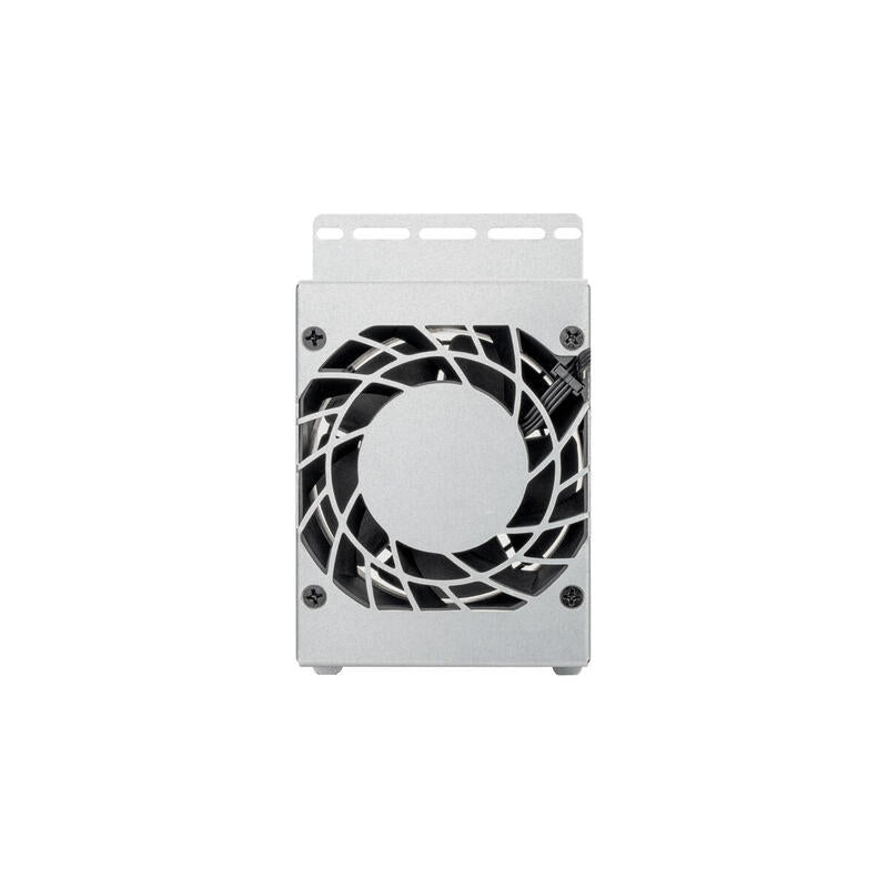 Ventilador Pc Silverstone Rac45-Fc-801, Plateado/Negro, 80 Mm Sst-Rac45-Fc-801