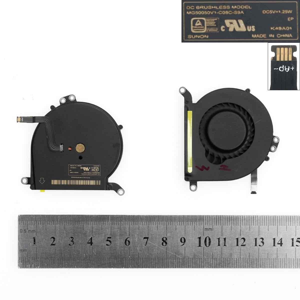 Ventilador Cpu Para Portátil Apple Macbook Air A1369 13"