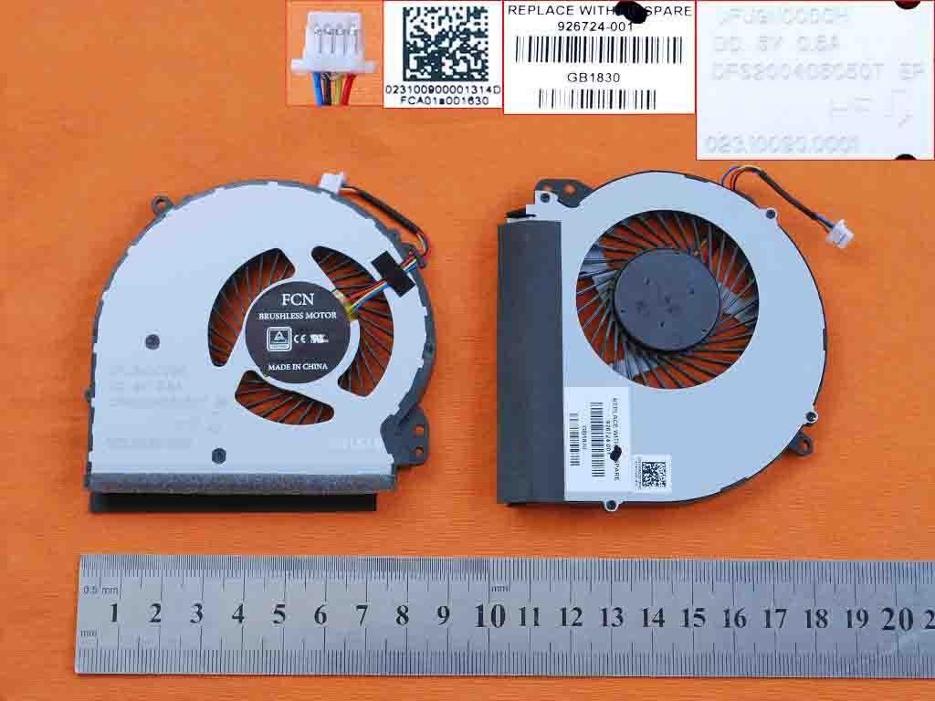 Ventilador Cpu Para Portátil Hp 17-X 17-Bs 17-Y Tpn-M121