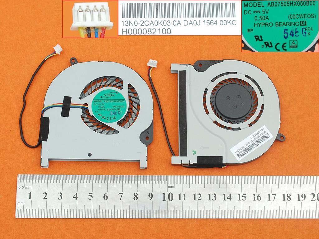 Ventilador Cpu Para Portátil Toshiba Satelite Radius P55W-C 4Pin Ab07505Hx050B00
