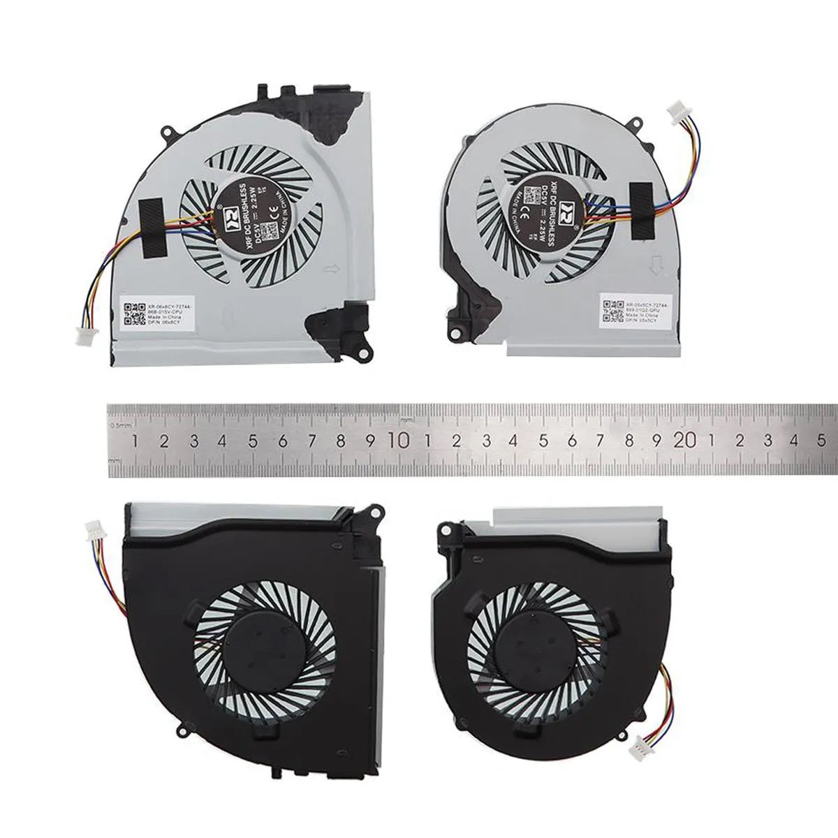 Ventiladores Cpu + Gpu Para Portátil Dell 7000 15-7559 7557 5577 5576