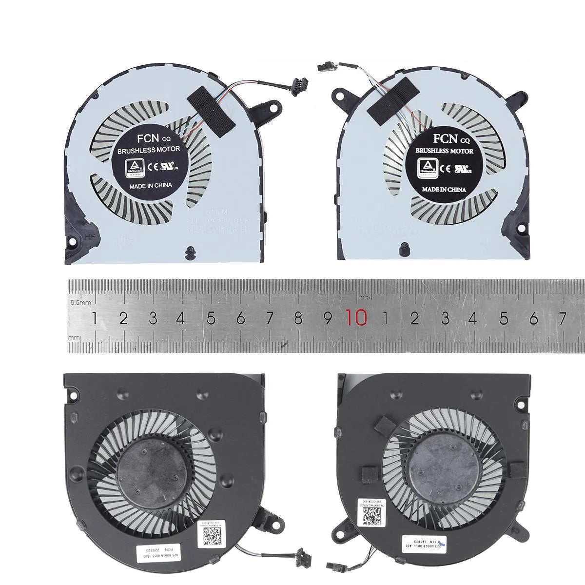 Ventiladores Cpu + Gpu Para Portátil Dell G3-3590 Special G3 3500