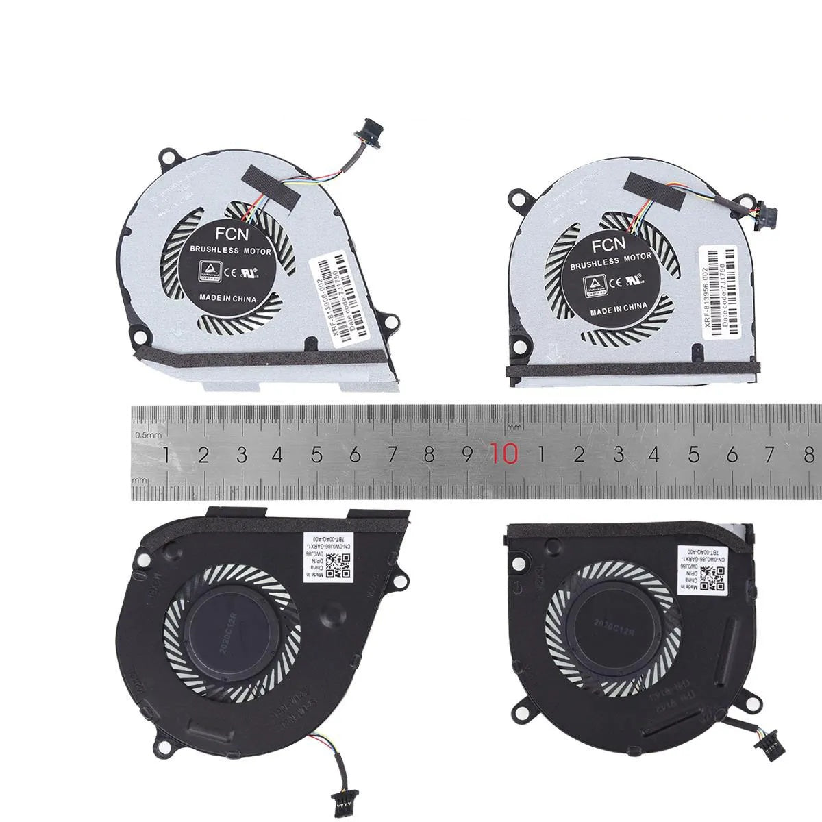 Ventiladores Cpu + Gpu Para Portátil Hp Envy X360 15-Ds Dr Tpn-W142 W143