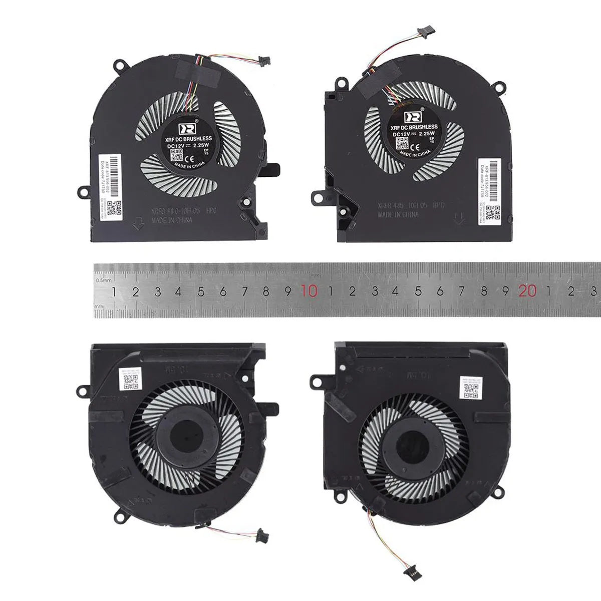 Ventiladores Cpu + Gpu Para Portátil Hp Omen 15-Ek En Tpn-Q236 Q238 12V