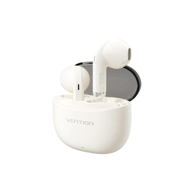 Vention Elf E07 Auriculares Bluetooth 5.3 Con Estuche De Carga - Cancelacion De Ruido - 6h Autonomia - Beige