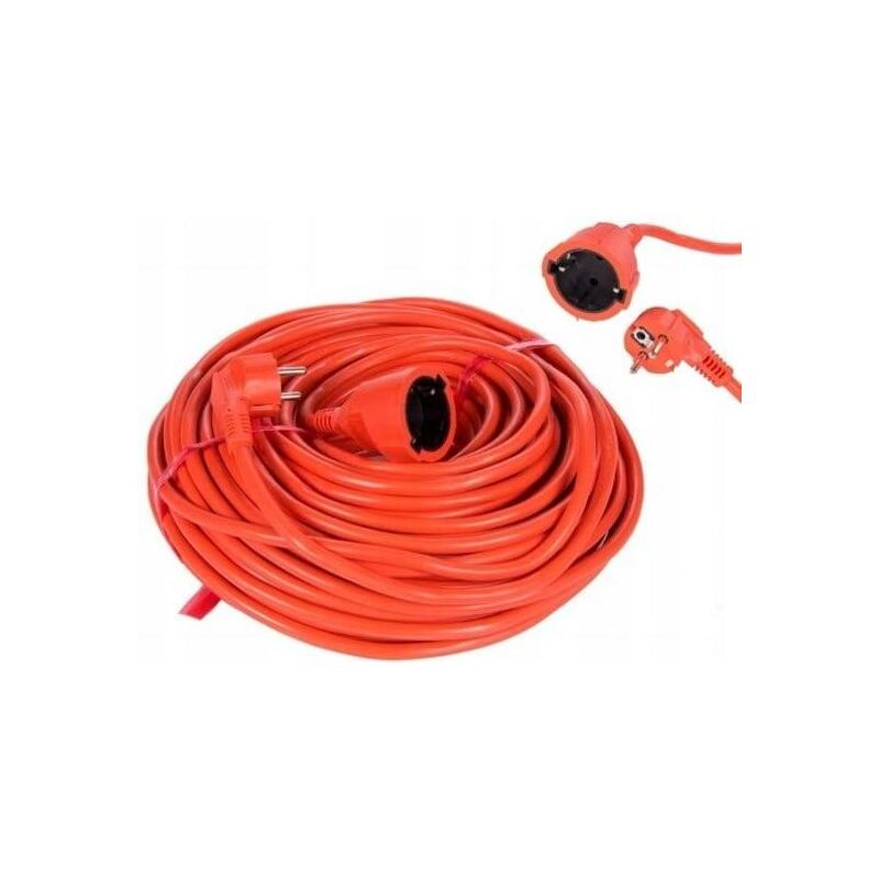 Vertex Pzo20m Cable De Extensión Retráctil 20 M 3x2,5 Mm Naranja