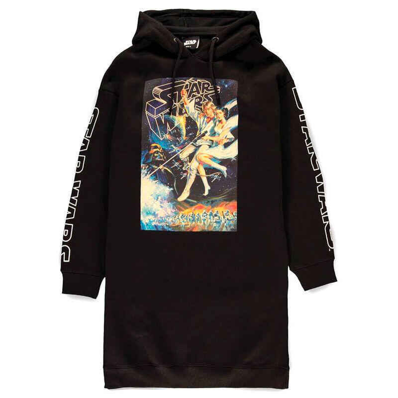 Vestido Sudadera Capucha Mujer Star Wars Talla L