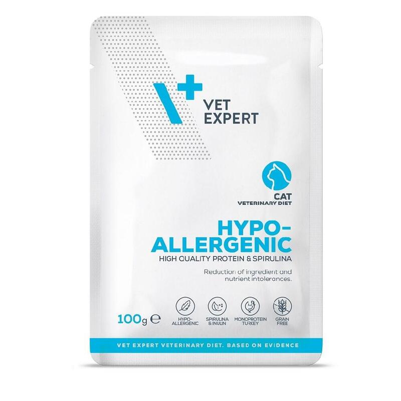 Vet Expert Hypoallergenic Turkey - Comida Húmeda Para Gatos - 100g