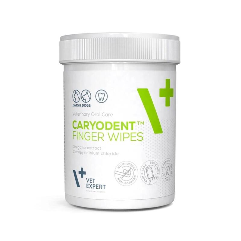 Vetexpert Caryodent Finger Wipes - Vitaminas Para Perros - 100ml