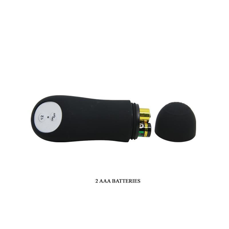 Pretty Love Plug Anal Silicona Estimulacion Extra Y 12 Modos Vibracion - Negro