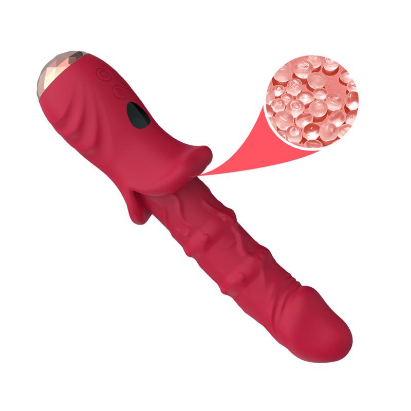 Vibrador Con Calor Y Movimiento Vertical Con Pantalla Digital