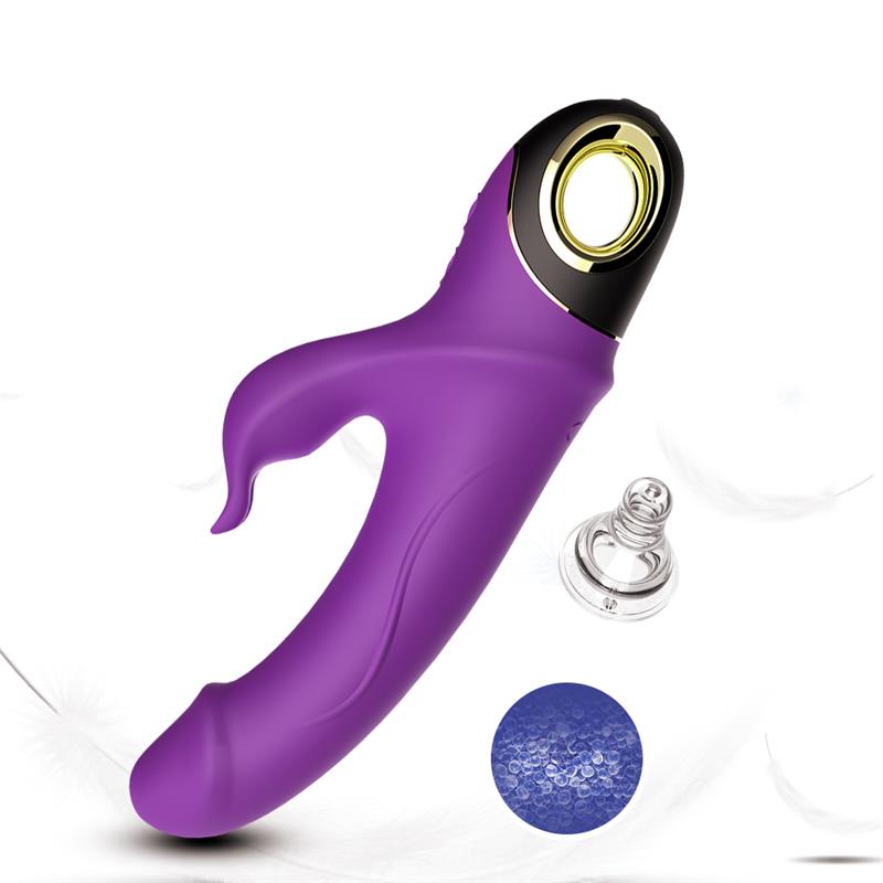 Vibrador Con Rotación 360º Purpura