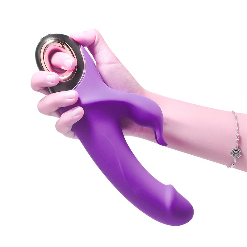 Vibrador Con Rotación 360º Purpura