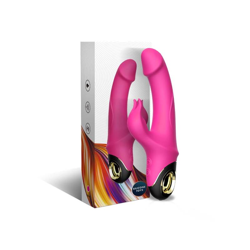 Vibrador Con Rotación 360º Rosa