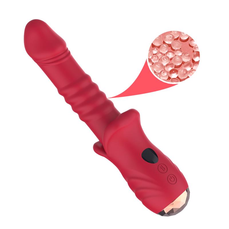 Vibrador Con Thrusting Punto G Y Pantalla Digital