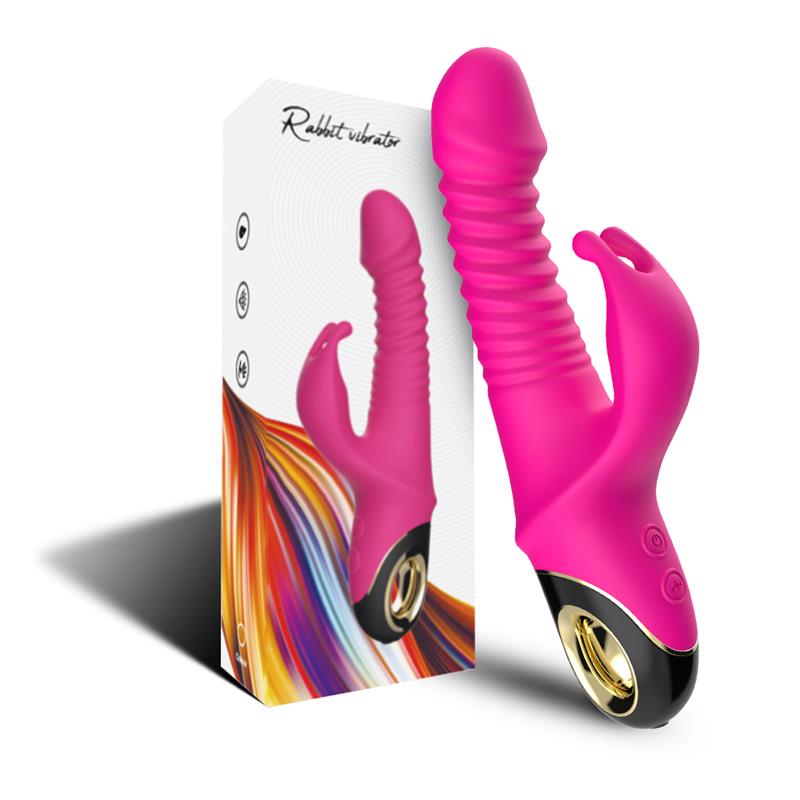 Vibrador Con Thrusting Y Oscilación 360º Rosa