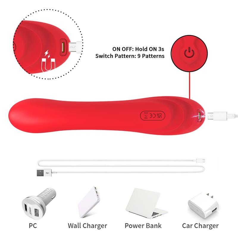 Vibrador Con Tickler Punto G