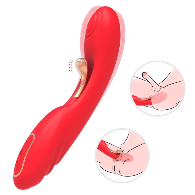 Vibrador Con Tickler Punto G