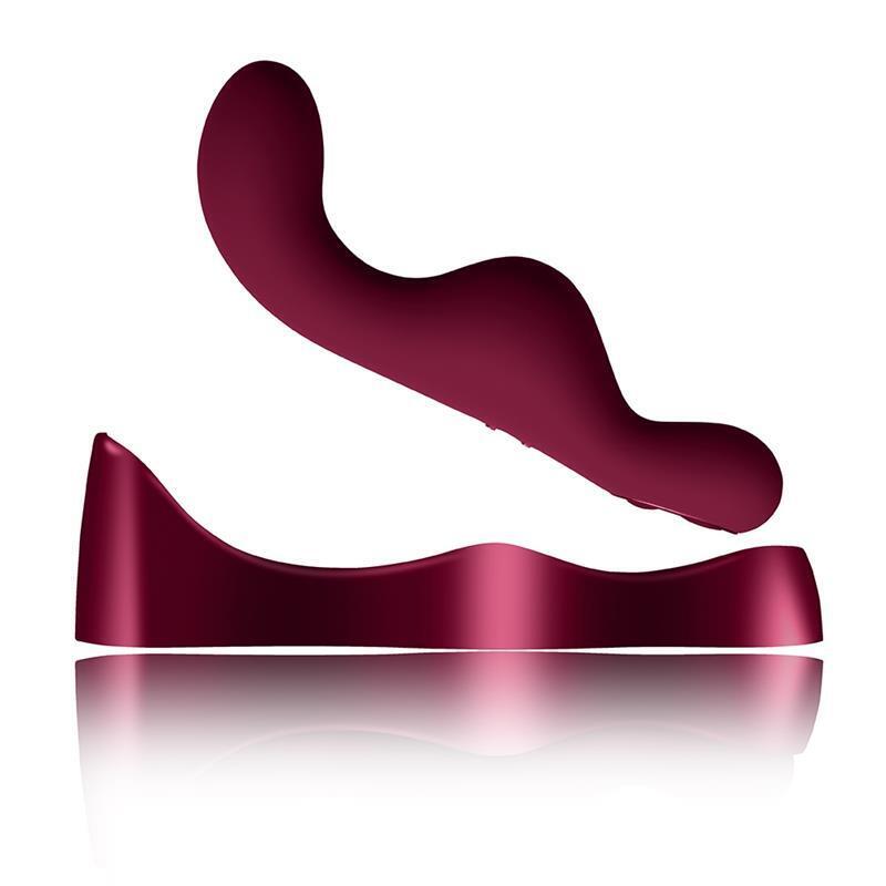 Vibrador Del Punto G Varita Wand Ruby Glow Blush Rojo