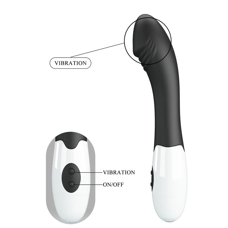 Pretty Love - Elemental Vibrador Punto G 30 Modos Negro