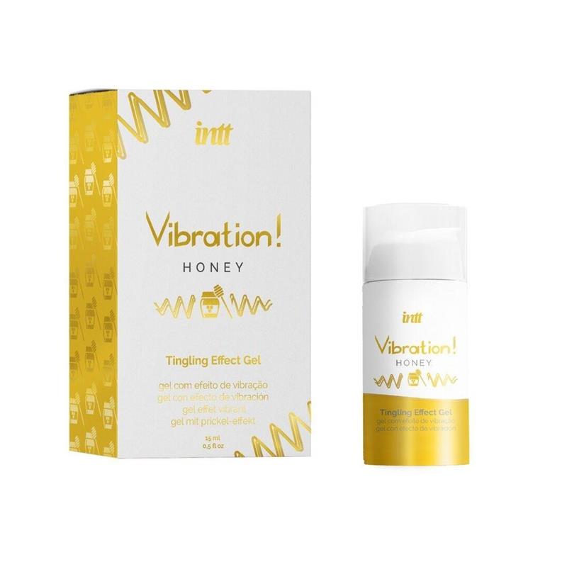 Intt - Potente Estimulante Íntimo Gel Vibrador Liquido Miel 15 Ml