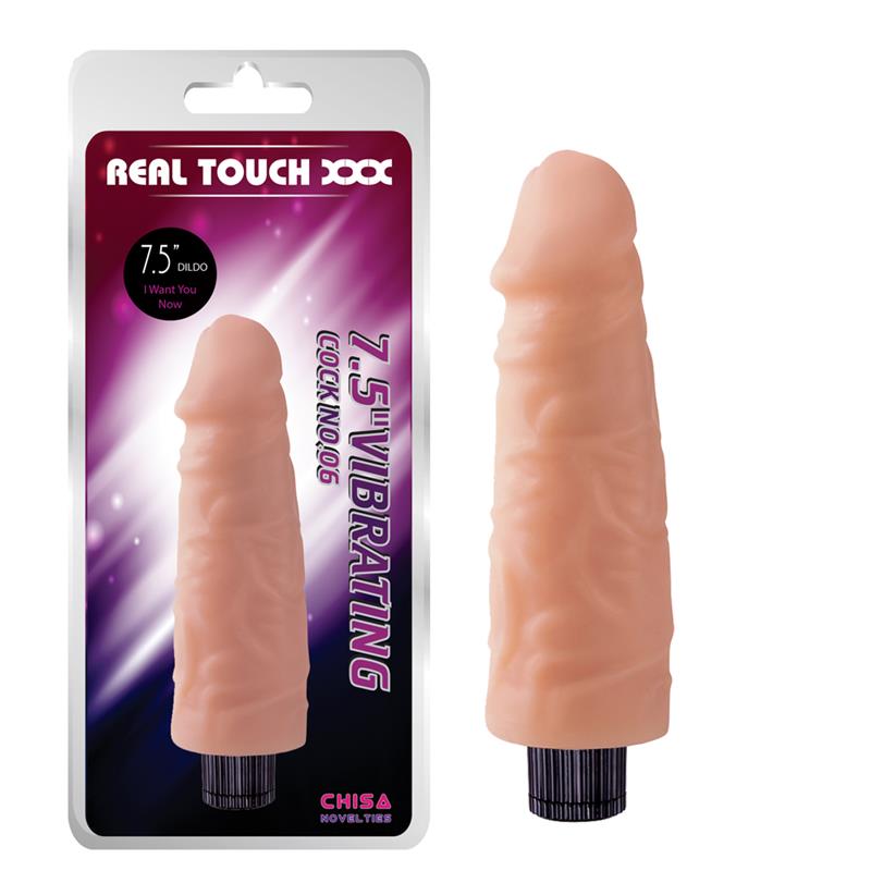 Vibrador T-Skin No.06 7.5 Natural