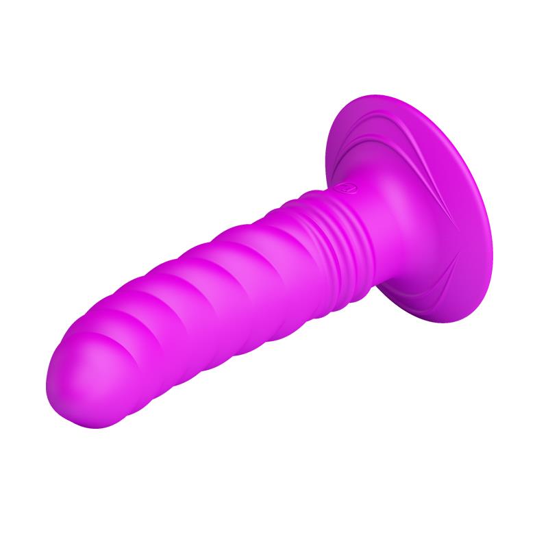 Vibrador Twist Plug Anal Púrpura