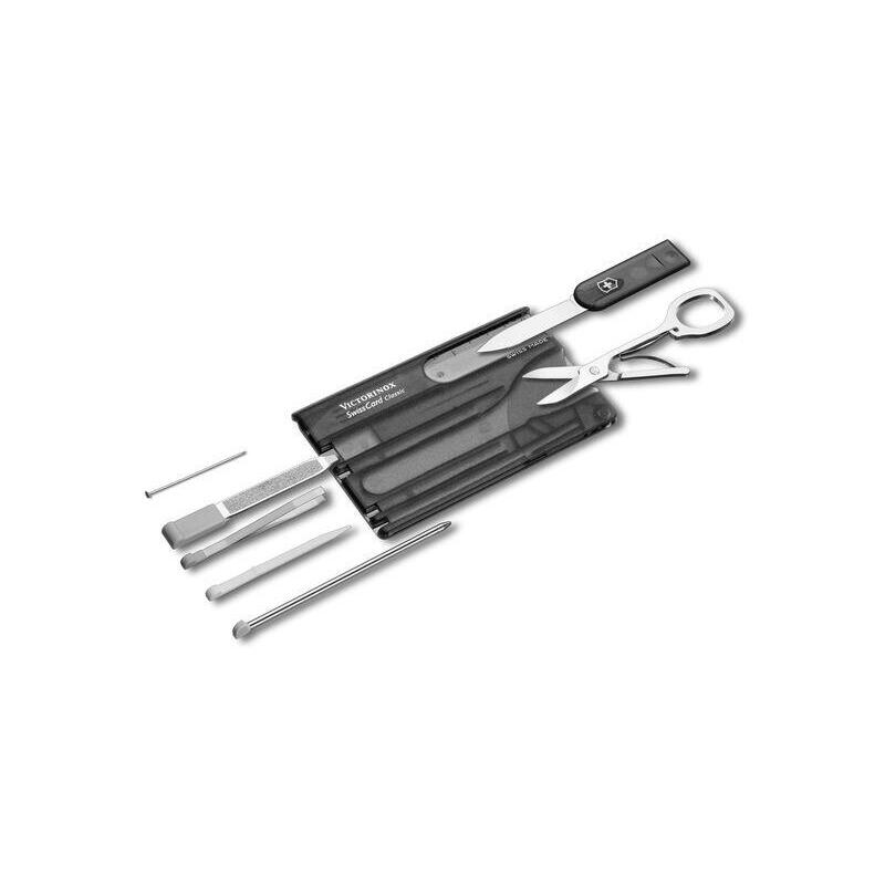 Victorinox Swisscard Classic Estuche De Maquillaje Y De Manicura Negro, Transparente Abs Sintéticos