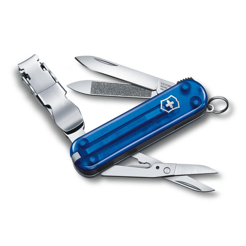Victorinox V-0.64 63.T2 Taschenmesser Nail Clip 580 Nailclip, Saphir, 65mm