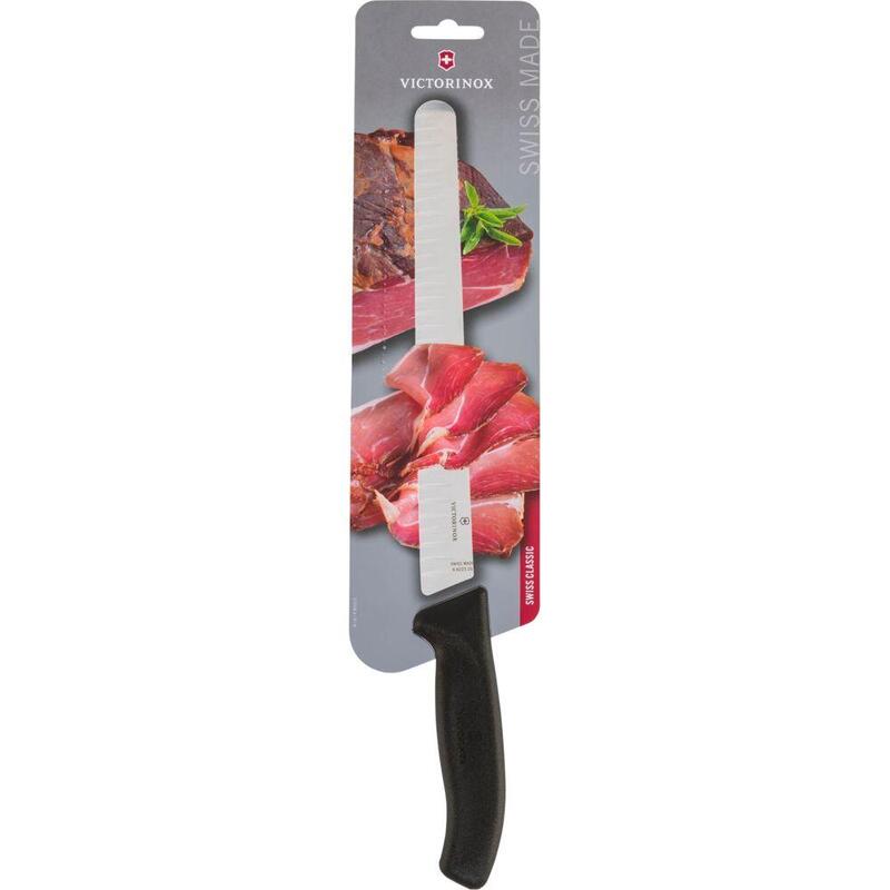 Victorinox V-6.82 23.25b Swiss Classic Schinkenmesser, 25cm, Negro