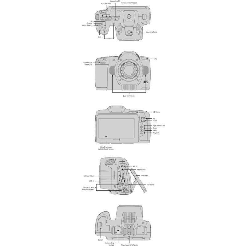 Videocamara Blackmagic Pocket Cinema 6k