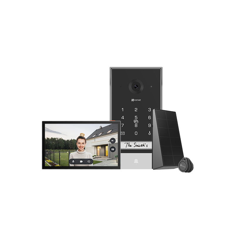 Videoportero Doméstico Inteligente Con Energía Solar Conexión Wifi