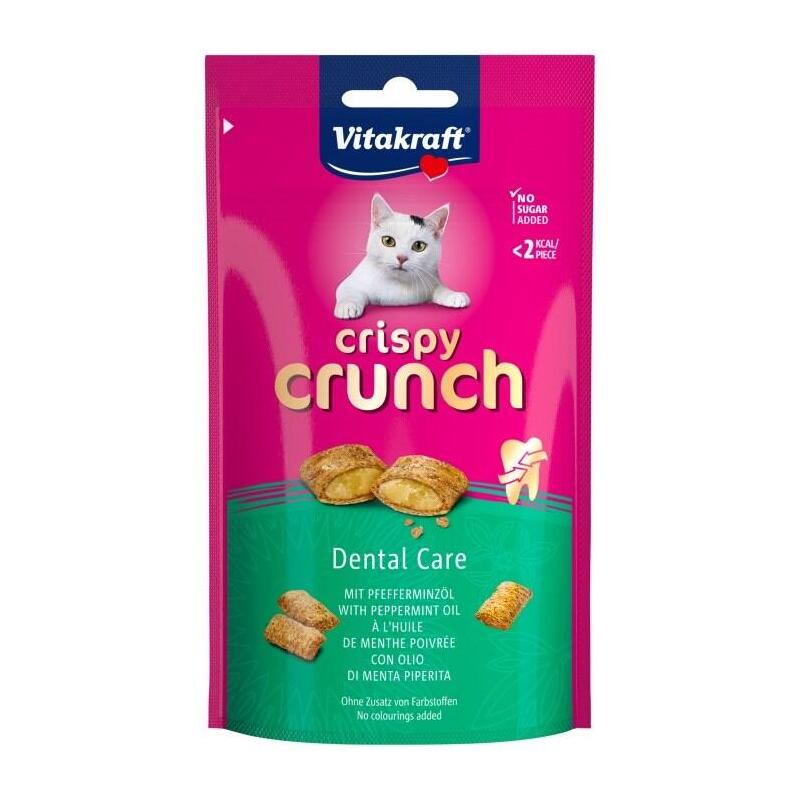 Vitakraft Crispy Crunch Premio Dental Para Gatos 60 G