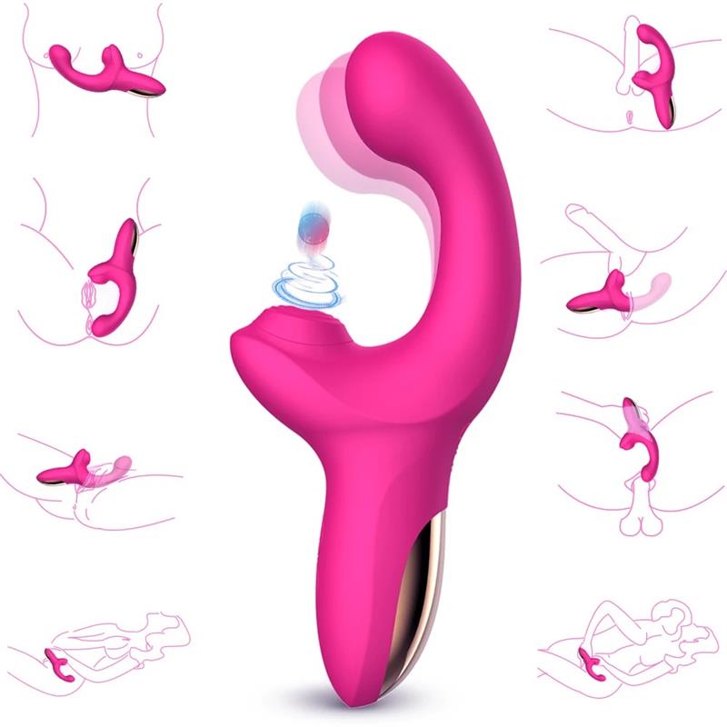Volse Vibrador Triple Función Con Finger Y Pulsación Tapping