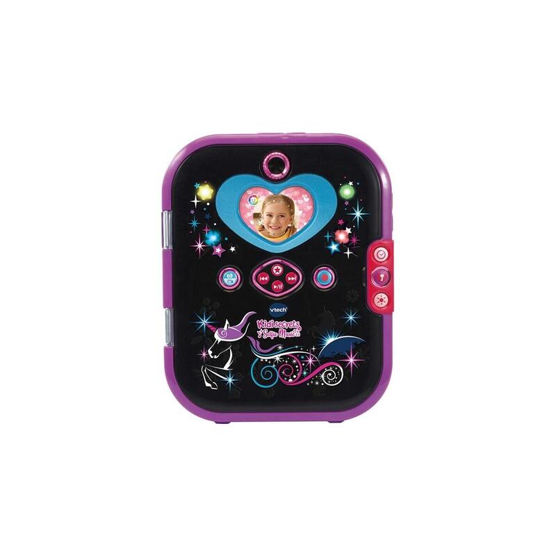 Vtech Kidisecrets Selfie Music 2.0, Aprendizaje De La Computadora Black/Purple 80-541974