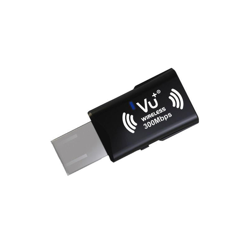Vu + Adaptador Usb Inalámbrico 300 Mbps Con Configuración Wps