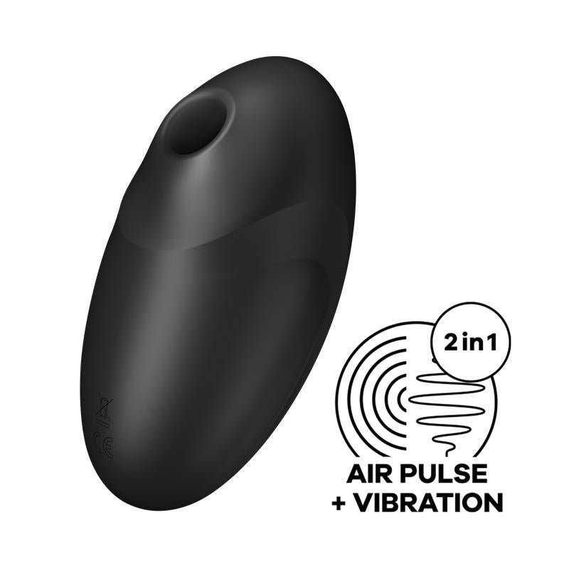 Satisfyer - Vulva Lover 3 Estimulador Y Vibrador Negro