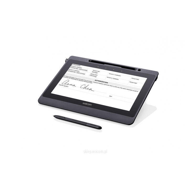 Wacom Signature Set Tableta Gráfica Negra, Incluye Software Sign Pro Pdf Para Windows Dtu-1141b