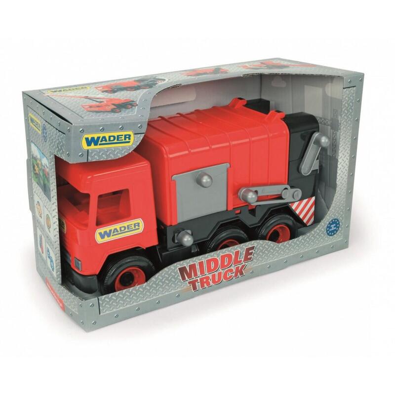 Wader Middle Truck Garba Ge Truck Rojo 38 Cm In B