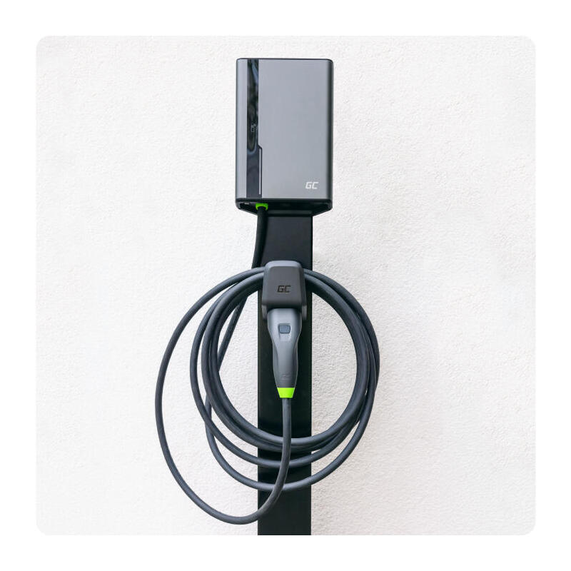 Wallbox Green Cell Habuden 22kw 32a - 5m De Cable Con Nfc