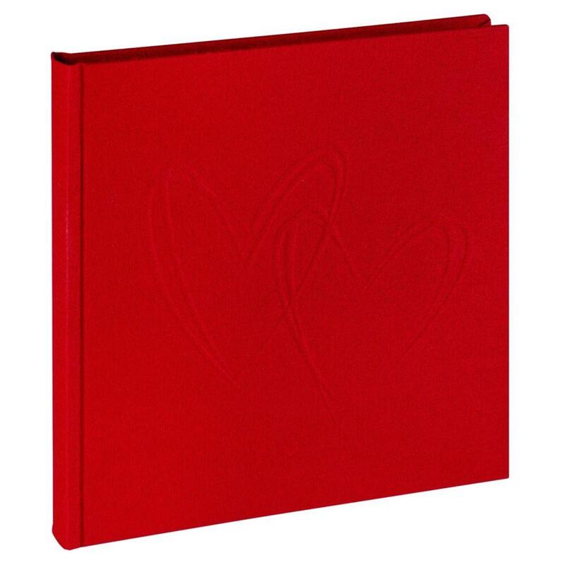 Walther My Heart Rot 20x20 40 Weisse S. Leineneinband Fa243r