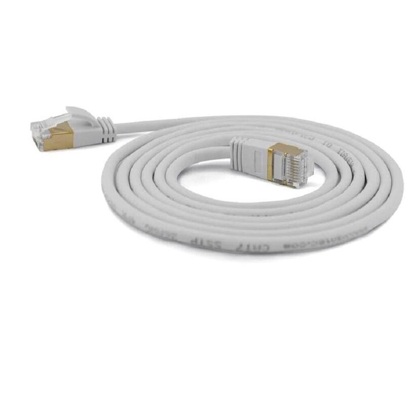 Wantec Cable De Red Smp Cat7 Me. Cat6a D=4mm 1,50m Gris