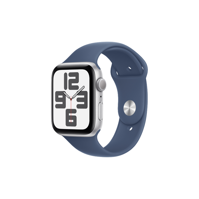 Watch Apple Watch Se2 (2024) Gps 40mm Silver Aluminium Case With Sport Band M/L - Denim